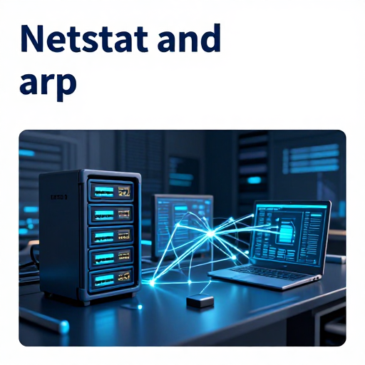 توضیح و برسی netstat و arp