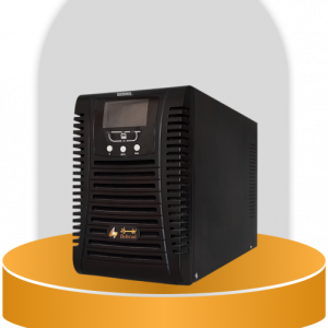 دستگاه Online 2kVA UPS مدل باتری خارجی همراه با نمایشگر LCD، محصول باکیفیت شرکت چاوش پرداز برای محافظت از تجهیزات حساس.