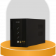 نمای ظاهری دستگاه line interactive ups 1.5kva باتری داخلی با نشانگرهای LED